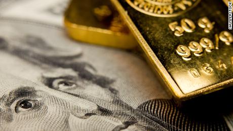 Gold at a maximum of seven years and bond yields flirt with record lows as fear grips Wall Street