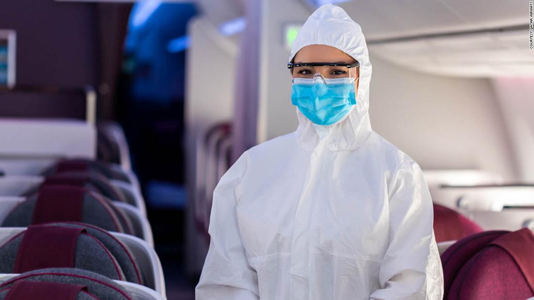 Qatar becomes the last airline to equip its staff with full body protection


