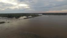 On Tuesday the Tittabawassee River violates the Edenville Dam.