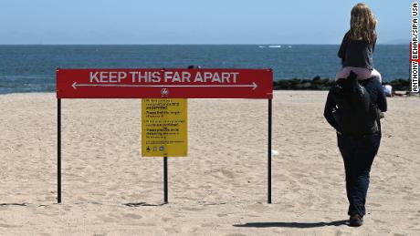 Some beaches will have police to enforce social distance rules during Memorial Day weekend 
