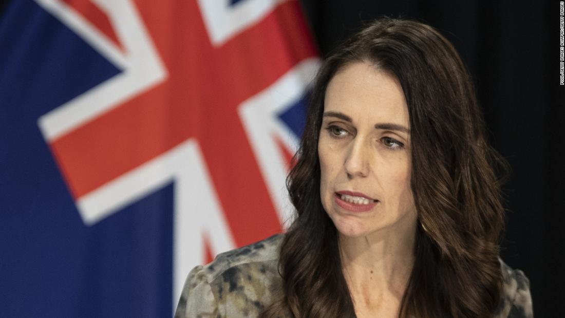 Prime Minister of New Zealand Jacinda Ardern speaks at a COVID-19 press conference at the Beehive Theatrette, Parliament on May 20, 2020 in Wellington, New Zealand.