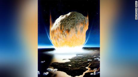 The asteroid that wiped out most of life on Earth was an outbreak of bacteria. They were the first organisms to recover 