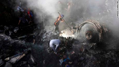 Pakistan plane crash black box found after 97 dead