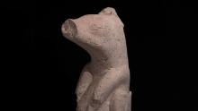 Stone sculpture found in Aguada Fenix ​​in 1000-700 BC