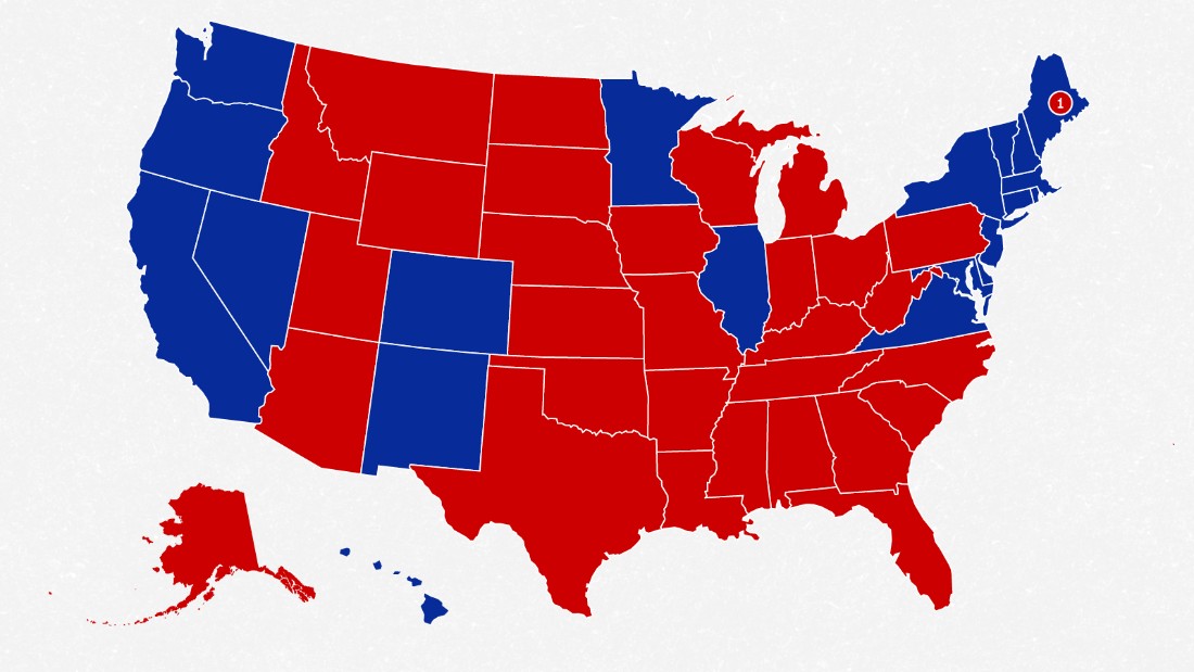 The electoral map is tilting badly against Donald Trump right now

