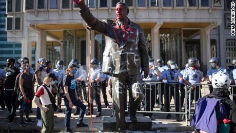 These controversial statues were removed following protests over the death of George Floyd