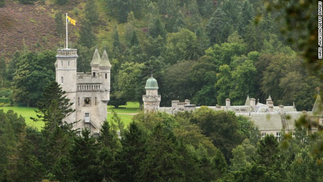 Balmoral, the Queen's Scottish residence, is being used as a public toilet