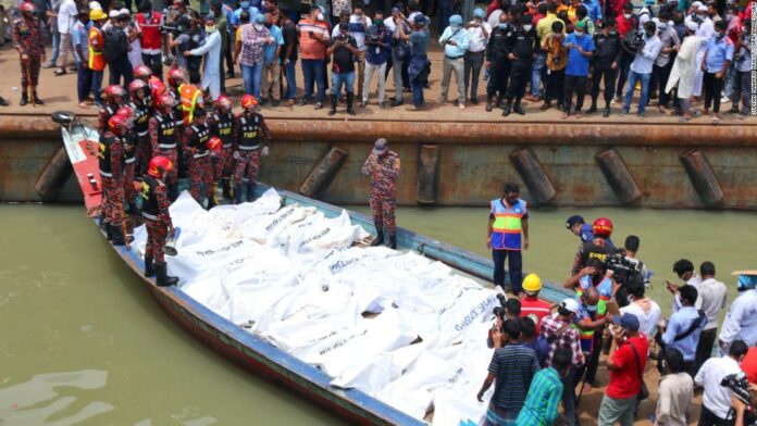 Bangladesh ferry crash kills at least 32, as boat sinks in 20 seconds