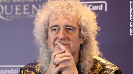 Brian May hospitalized after injuring his buttocks in 