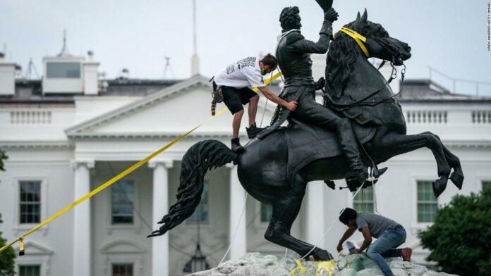 Trump in 2017: Removal of Confederate statues is sad