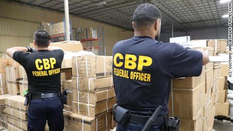 CBP officers detained a shipment of products/accessories suspected to be made with human hair.