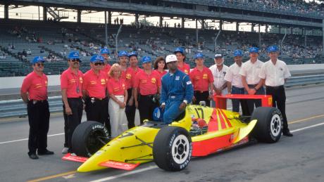 The Walker Racing team successfully qualified Ribbs at the Indy 500 in 1991 making him the first Black driver to compete in the race (Courtesy: Dan R Boyd)