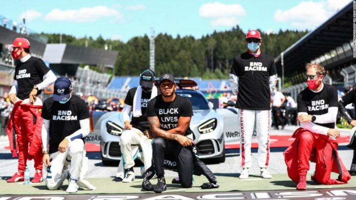 F1 drivers divided as several choose not to kneel in support of Black Lives Matter movement ahead of Austrian Grand Prix