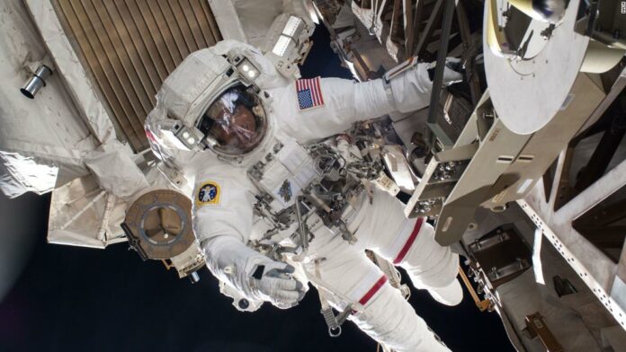 NASA astronauts conduct second spacewalk for space station power upgrades