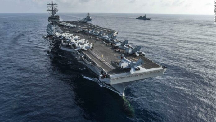 US Navy to send two aircraft carriers and several warships to South China Sea