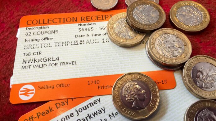 File photo dated 14/08/18 of rail tickets. Rail commuters face an increase in season ticket prices of around 1% in January despite people being urged to return to workplaces, economic forecasts show.