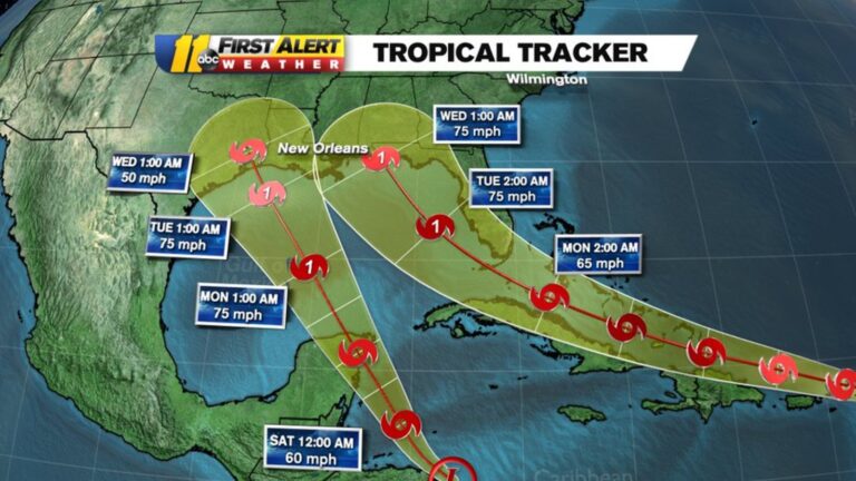 Countrywide Hurricane Center: Two tropical depressions are now churning in the Atlantic and both of those are eyeing the Gulf of Mexico, NOAA says