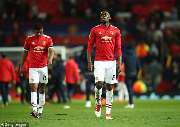 Manchester United were stunned by Sevilla at Old Trafford in the 2018 Champions League