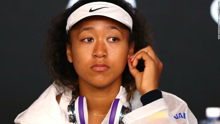 Naomi Osaka returns to tennis event following originally pulling out