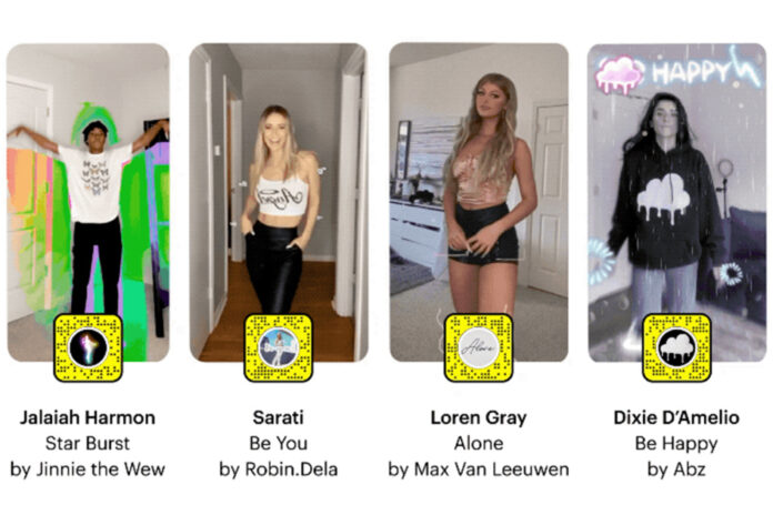 Snapchat's latest custom Lenses are designed for dancing videos