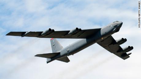 US B-52 bombers fly over NATO nations despite doubts over Trump&#39;s commitment to alliance