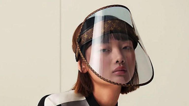 Louis Vuitton Luxury Face Shield Rolling Out, costs about $ 1,000