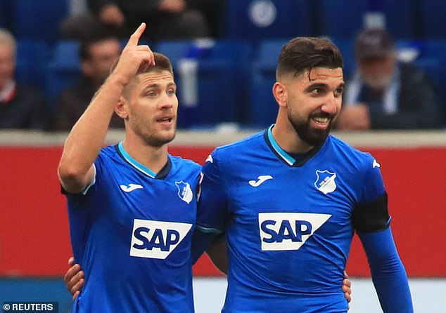 Andrej Kramerick and Munnas Dabur were both on the scoresheet for Hoffenheim on Sunday.