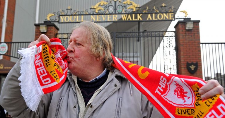 Liverpool fans pay tribute to veteran supporters who were ‘old school icons’