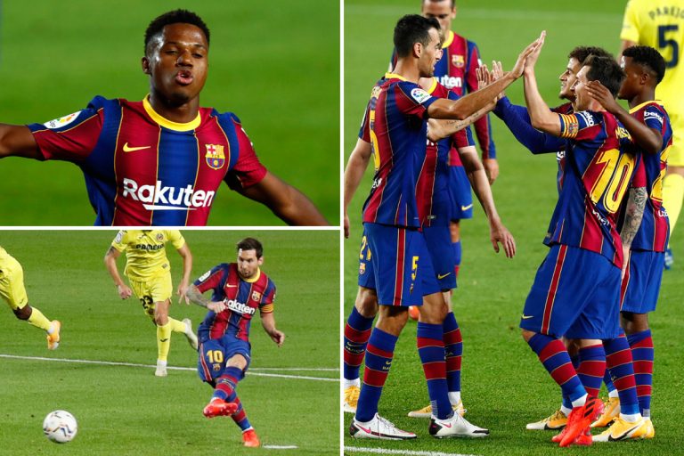 Lionel Messi and Ansu Fatti guided Ronald Common to an early day win