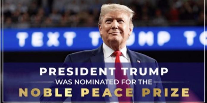 Trump campaign fundraising announcement misspells 'Nobel Peace Prize'

