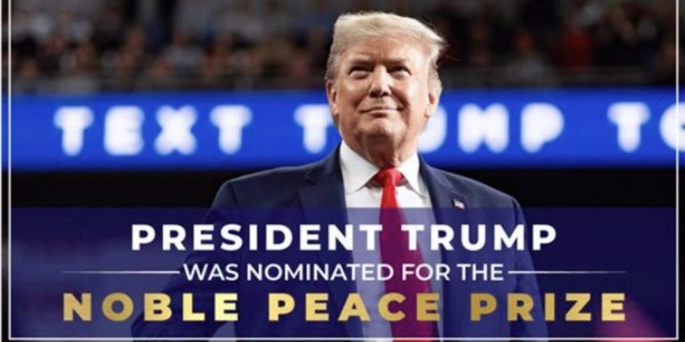 Trump campaign fundraising announcement misspells ‘Nobel Peace Prize’