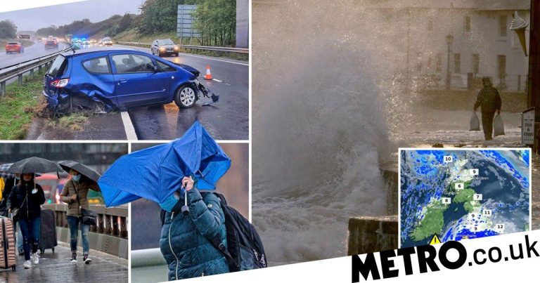 UK Weather: Storm Alex brings heavy rain and wind this weekend