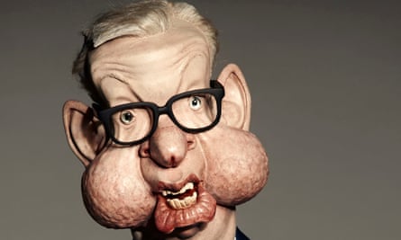 Michael Gove spitting image puppet