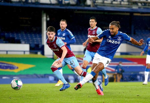 Everton's Dominic Curvert-Levine completes hat-trick in the Carabao Cup against West Ham