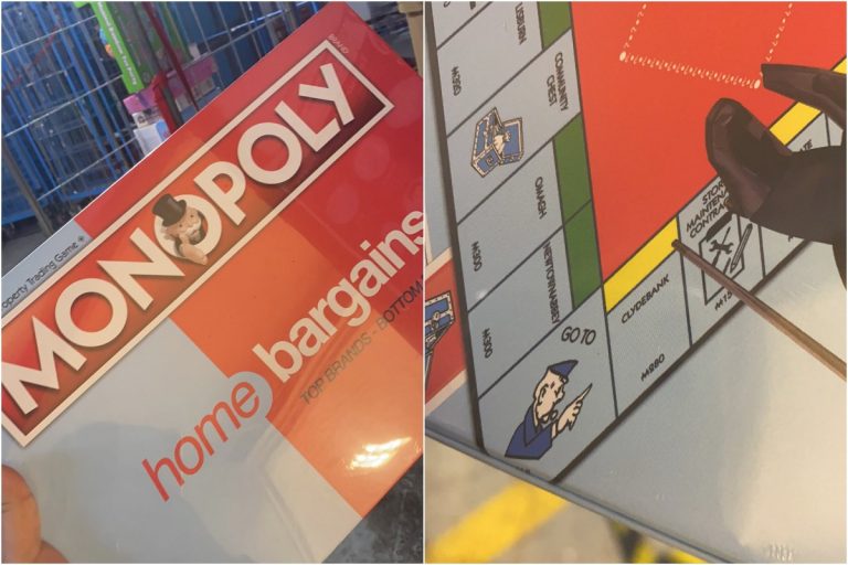 Monopoly boards, including Home Bargains, Clydebank and Rathergalan Stop, sell their own versions of the game.