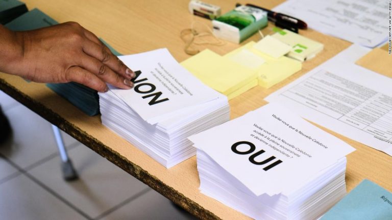 New Caledonia said “no” in a referendum on independence from France