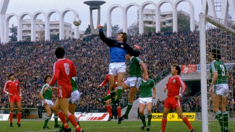 Pat Jennings made 119 appearances for Northern Ireland during his long international career from 1964 to 1986.