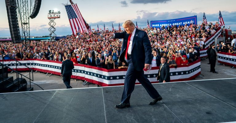 Voting and vitality in mind, Trump address in Florida