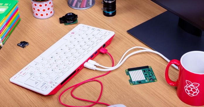 The Raspberry Pi 400 is a compact keyboard with a built-in computer

