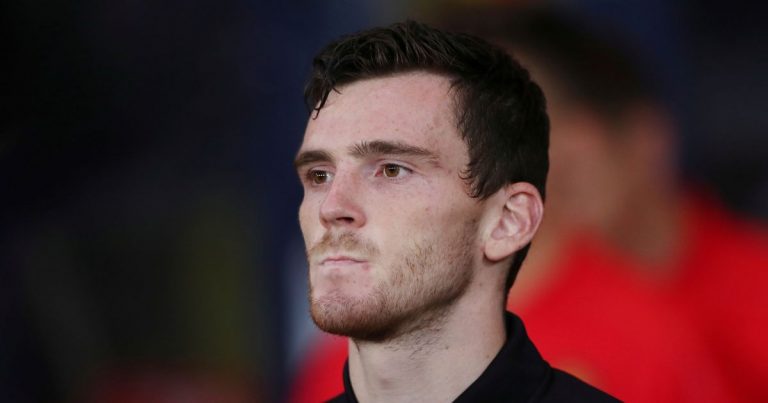 Liverpool hit by fear of new injury as Andy Robertson suffers from hamstring issue