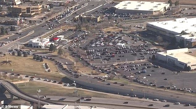Huge lines and traffic as shown from the sky lead to the in-and-out location of A Rora