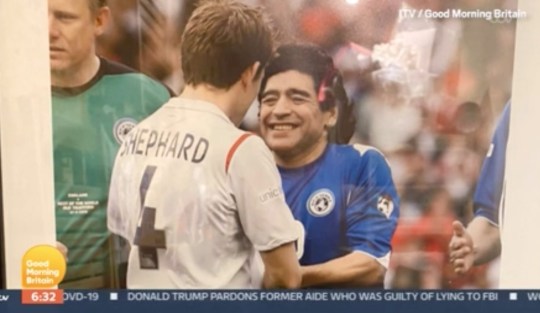 Maradona and Ben SHEPARD