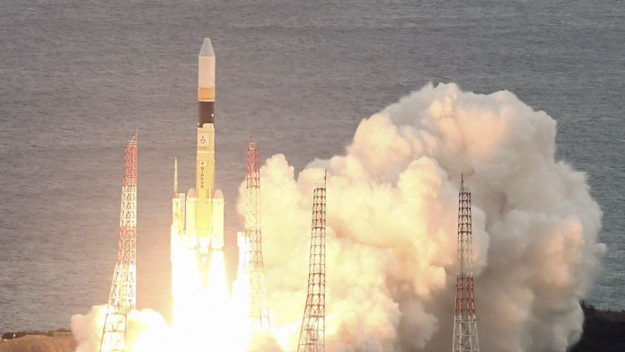 A data relay satellite was launched by Japan to improve disaster response


