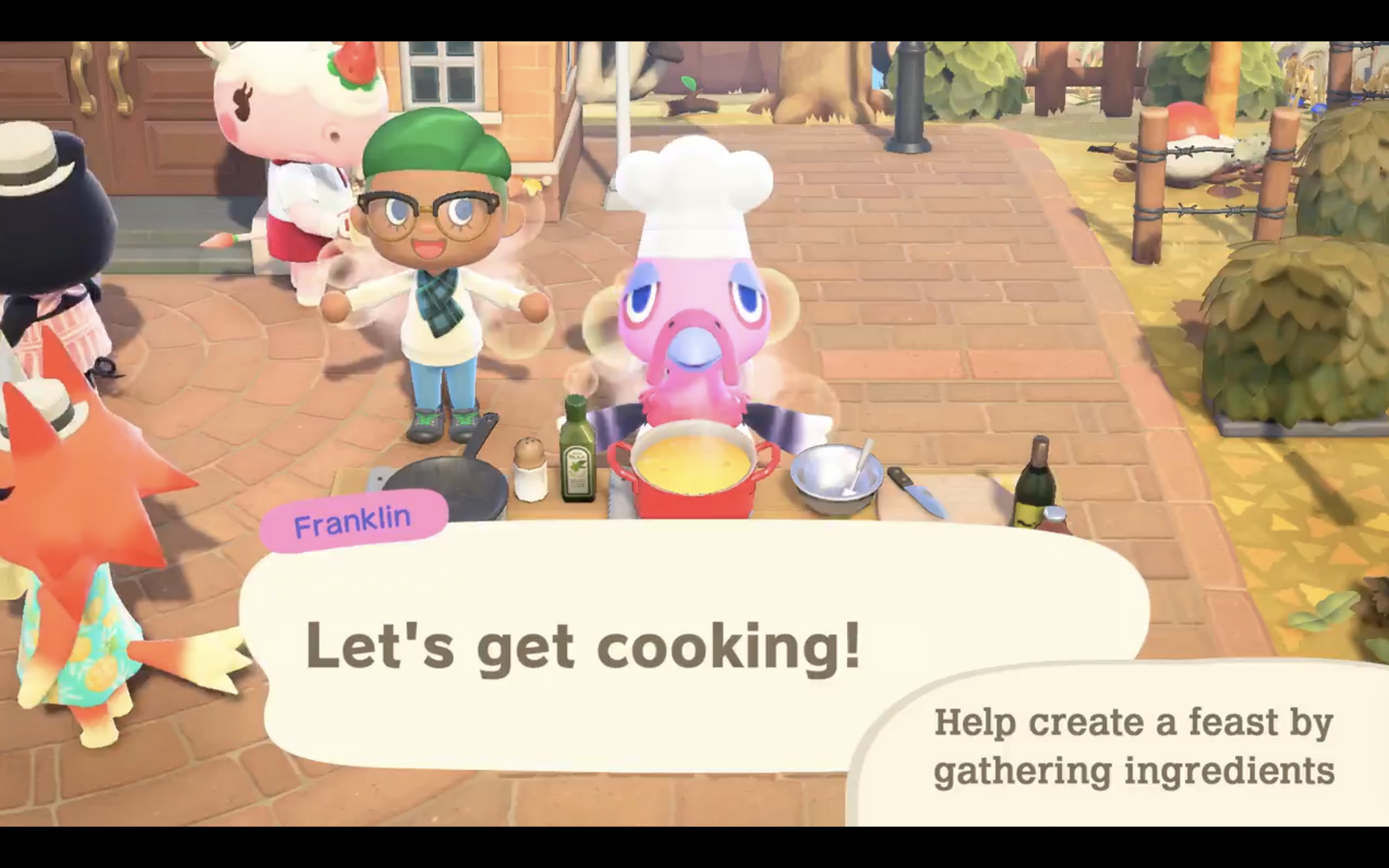 Turkey day cooking with Franklin