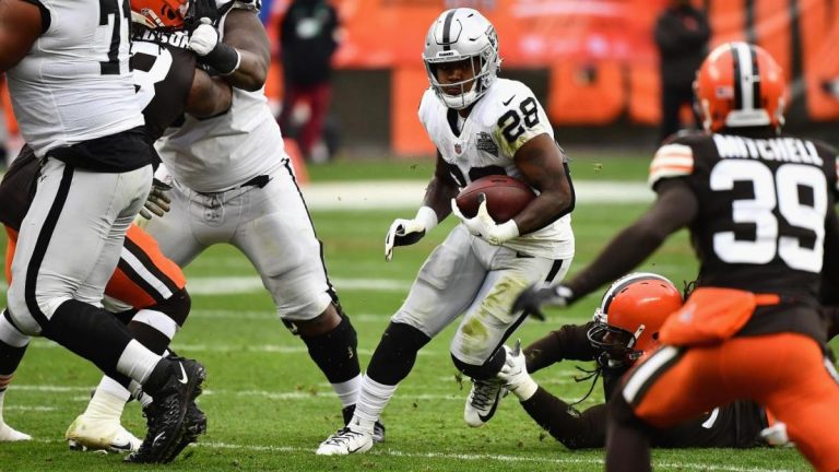 Browns v.  Raiders’ final score: Josh Jacobs runs over the Hapless Cleveland defense with a Las Vegas win.