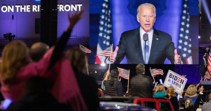 Five takeovers from President-elect Biden's victory speech

