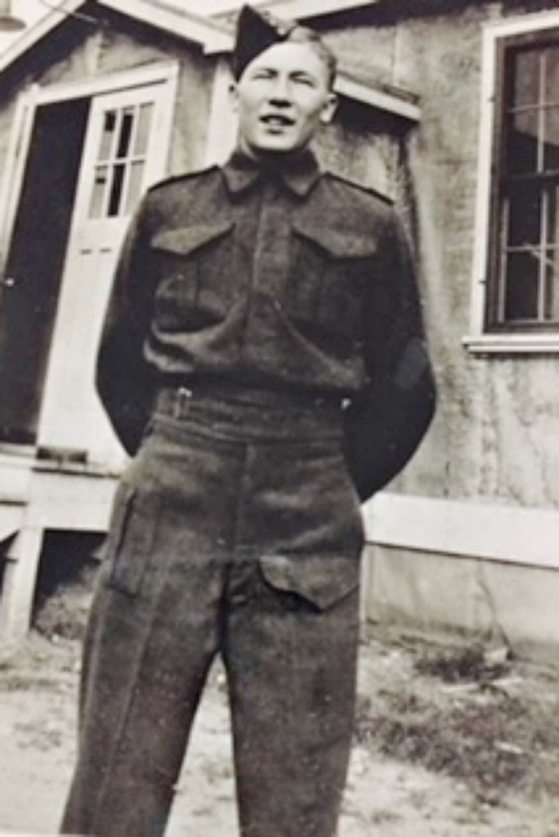 Photo provided by Brenda Stace-Smith Corporal Arthur Swanson, served in Orton, Italy during the historic historic battle during World War II during bloody December.
