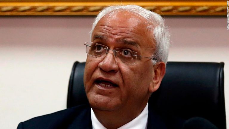 Palestinian negotiator Saeb Erekat dies at 65