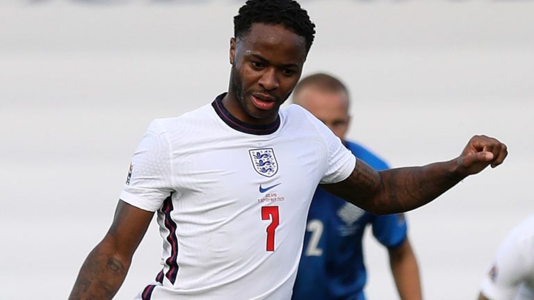 Rahim Sterling misses England’s clash with Belgium with ‘minor’ injury