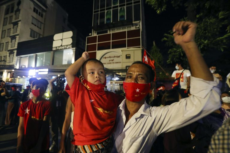 Suu Kyi’s party has claimed responsibility for the by-elections in Myanmar